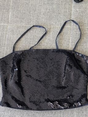 J. Crew Navy Smocked Waist Top NWOT